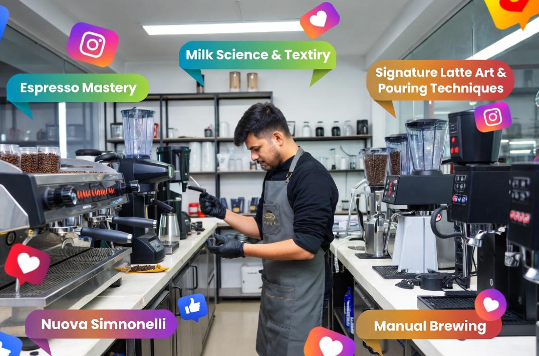 Best Barista Course in Dehradun